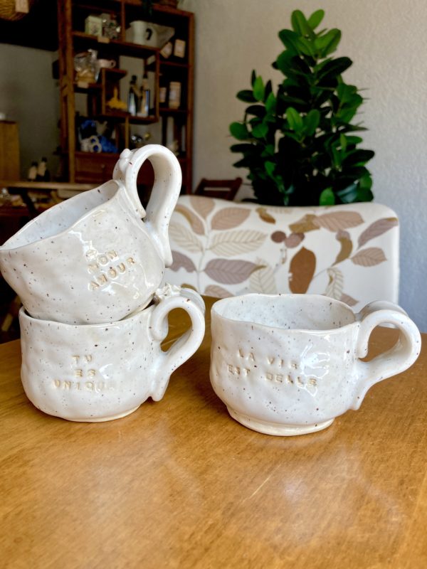 Collection  Romantica - Tasse "La vie est belle" – Image 2