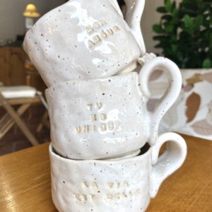 Collection  Romantica - Tasse "Mon amour"