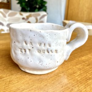 Collection  Romantica - Tasse "La vie est belle"