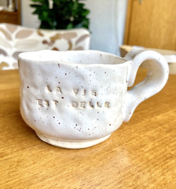 Collection  Romantica - Tasse "La vie est belle"